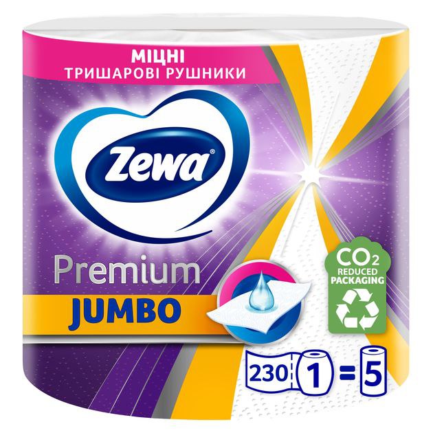Кухонні рушники Zewa  Premium Jumbo 230